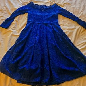 3/4 sleeve lace dress